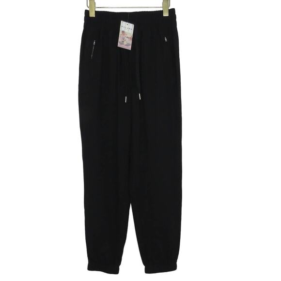 Halara Black High Rise Jogger Sweatpants Small - Picture 2 of 11